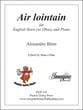 Air lointain (Distant Song) English Horn or Oboe and Piano cover